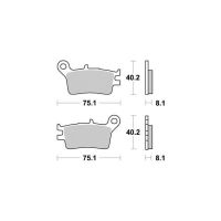 Brzdové destičky VESRAH VD153